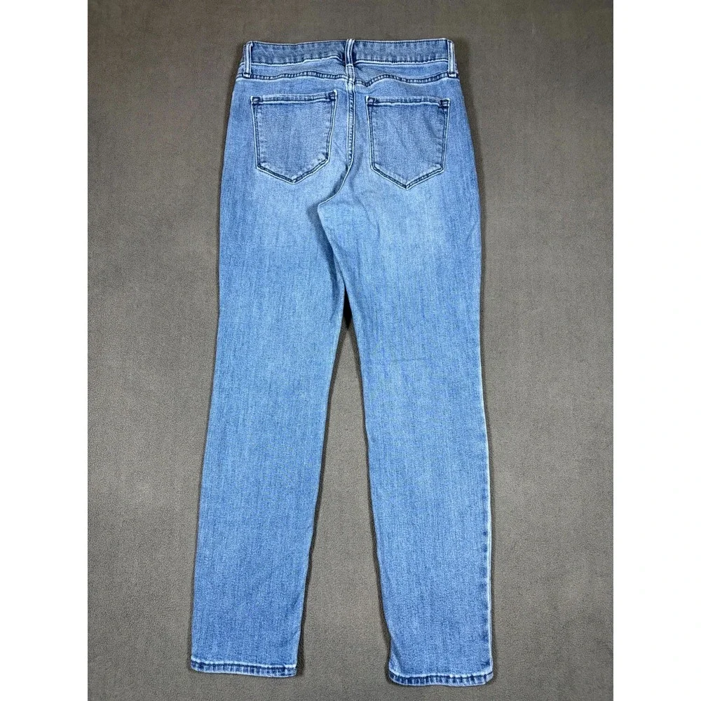 Old Navy Jeans Women's 6 Blue Denim Ultra High Rise Skinny Leg Grunge Streetwear